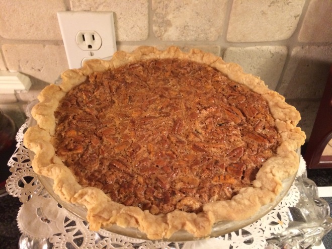 Pecan Pie I will miss tomorrow (at parents'  home in Tyler, Texas)